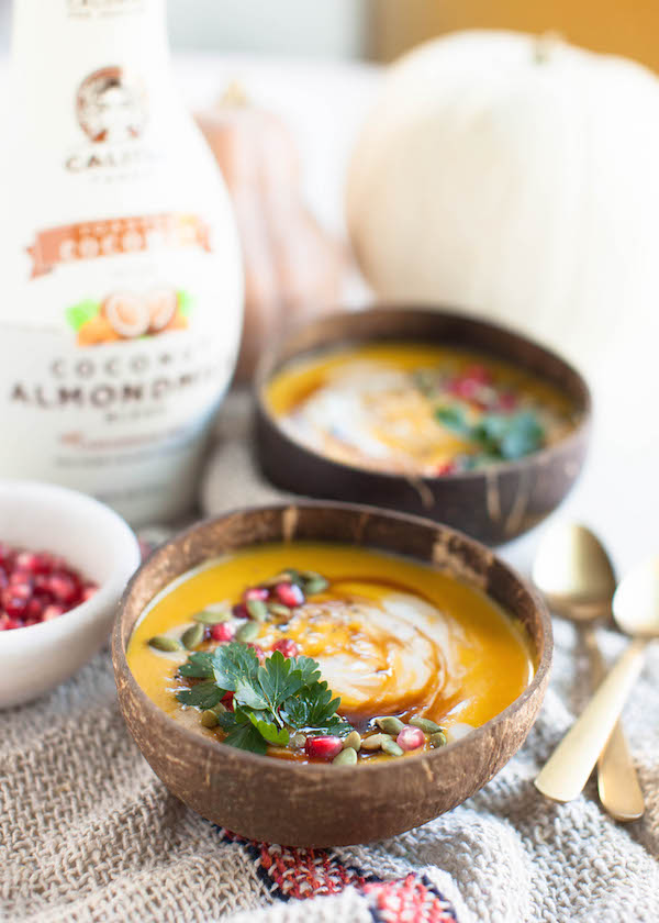 Coconut Butternut Squash Soup | @sweetpotatosoul