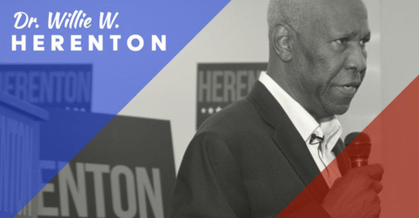 Former mayor and now mayoral candidate Dr. Willie W. Herenton believes that “my presence as mayor is going to be symbolic to many of the African-American young people who walk and drive the streets of Memphis who don’t have a role model.” (Photo by: Tyrone P. Easley)