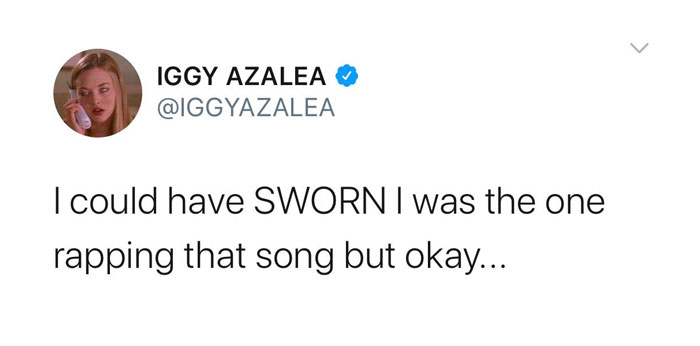 Iggy Azalea Tweet