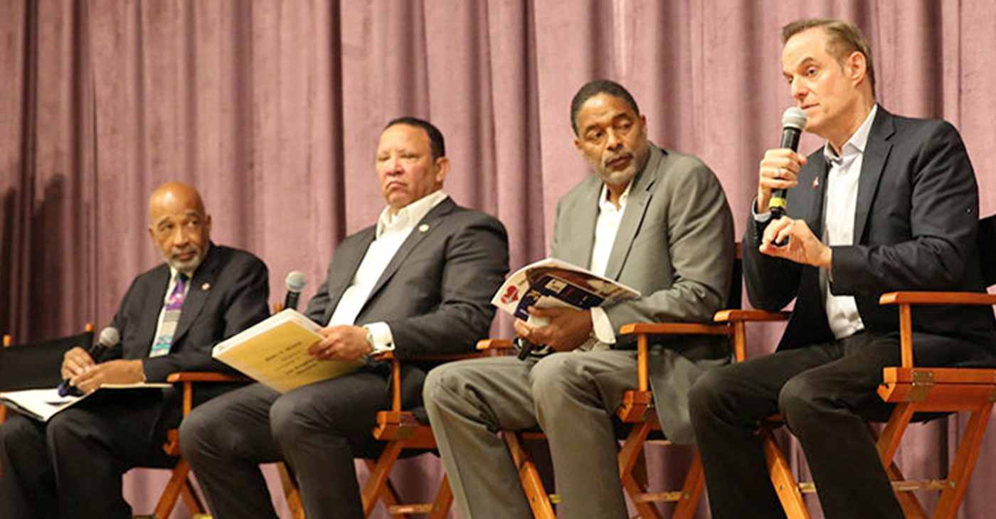Southern Los Angeles Panel on Gentrification (Photo by: wavenewspapers.com)