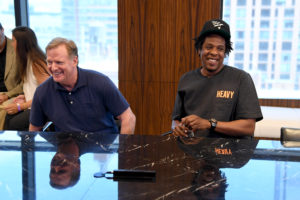 Roger Goodell and Jay-Z