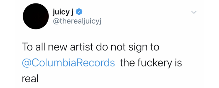 Juicy J Tweet