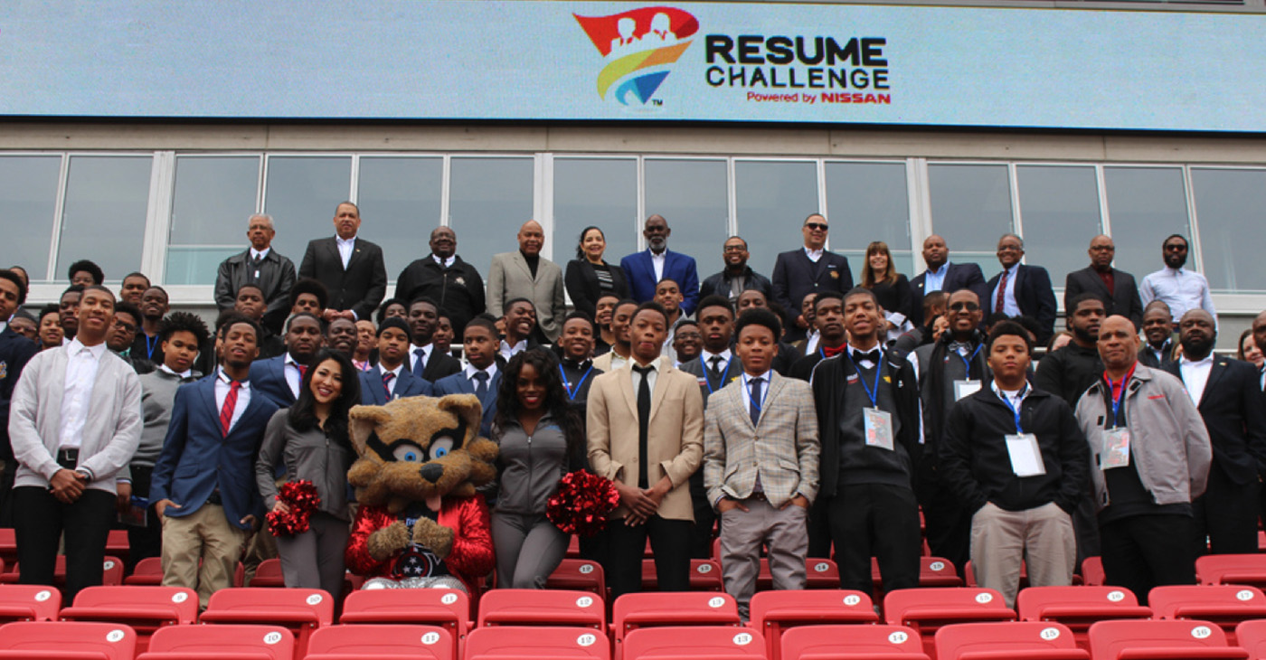 During their experience in the Nashville area, the students will travel to Nissan Stadium, home of the Tennessee Titans, where they will meet with Titans alumni Kevin Dyson, Blaine Bishop and Chris Sanders. (Photo: usa.nissannews.com)