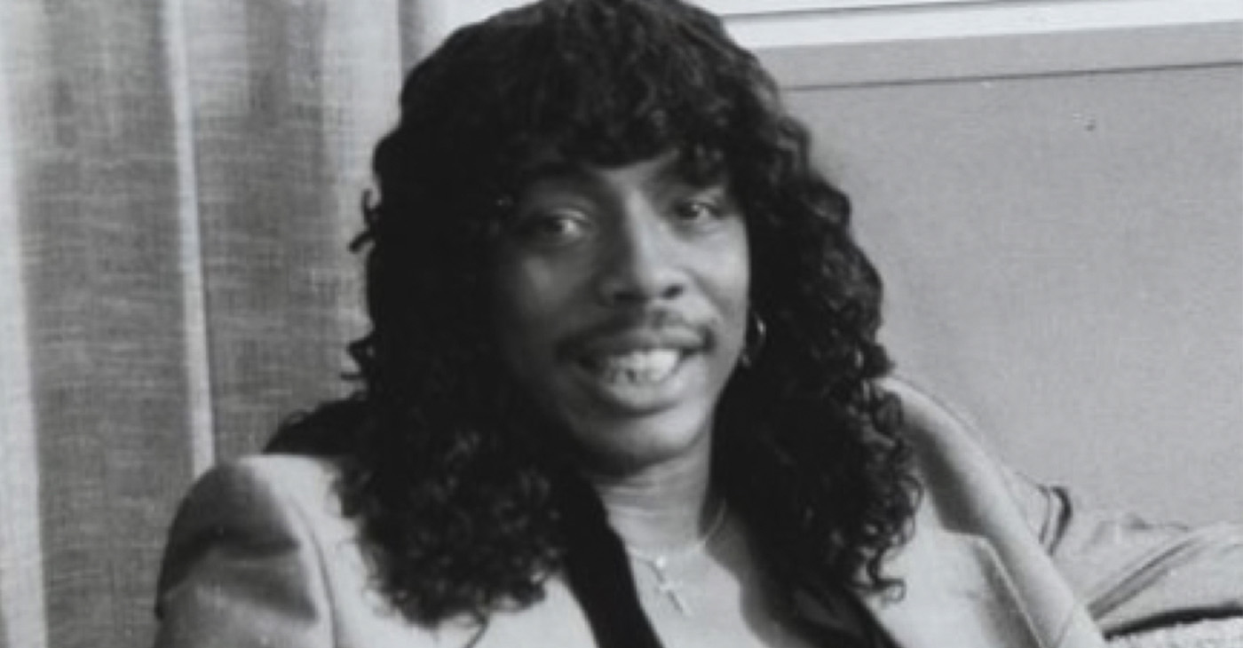 Singer Rick James from a 1984 episode of Lifestyles of the Rich and Famous, Leach Entertainment Features / Wikimedia Commons