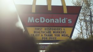 McDonald's meals healthcare workers