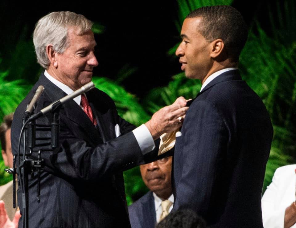 Steven Reed at inauguration