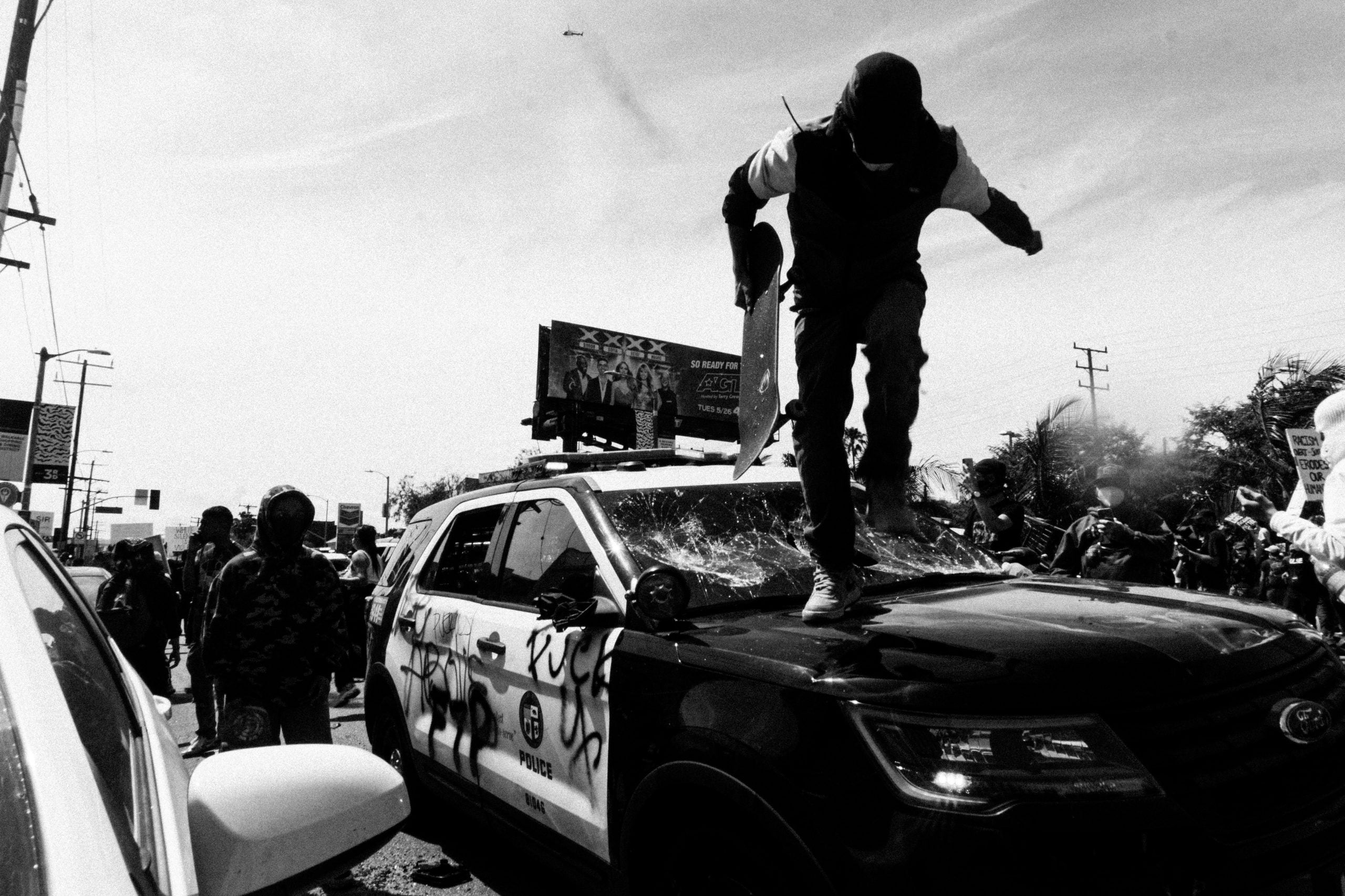 Bellamy Brewster captures West Hollywood protest
