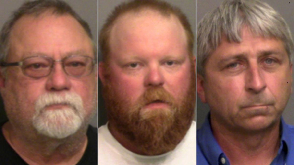 mugshots of three white men indicted on murder charges in case of Ahmaud Arbery 