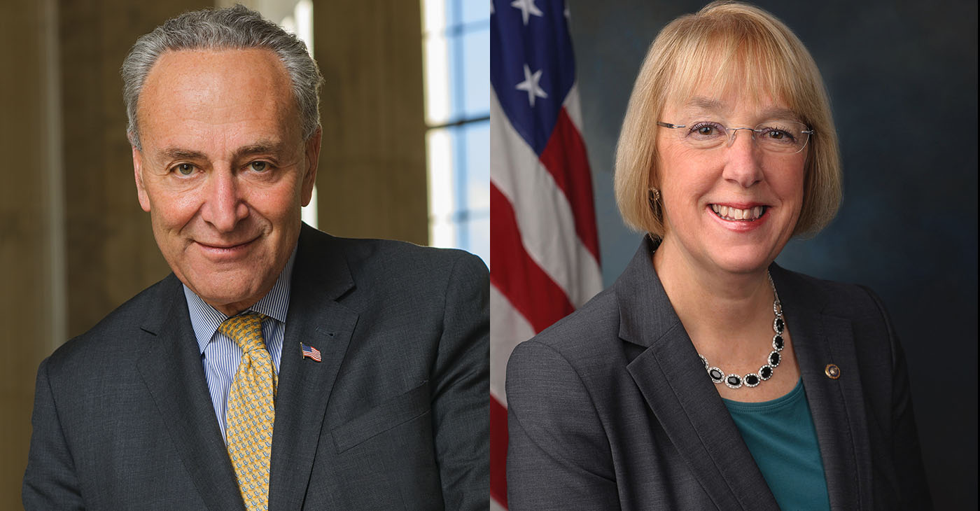 Democratic Sen. Minority Leader Chuck Schumer (D-NY) and Sen. Patty Murray (D-Washington)