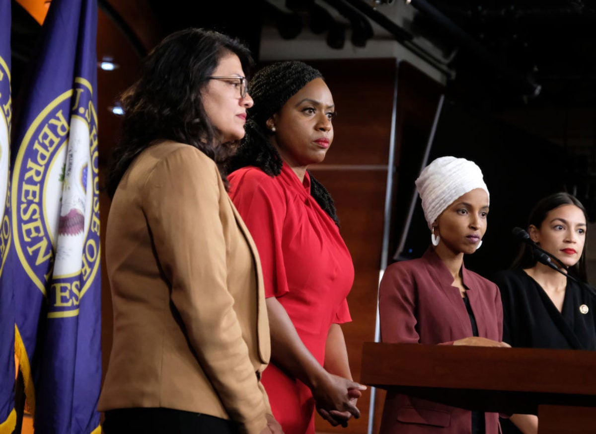 the Squad, Omar, Tlaib, Ocasio-Cortez, Pressley. Rep. Ted Yoho attacked ocasio-cortez for what Omar believes is her ability to get things done.