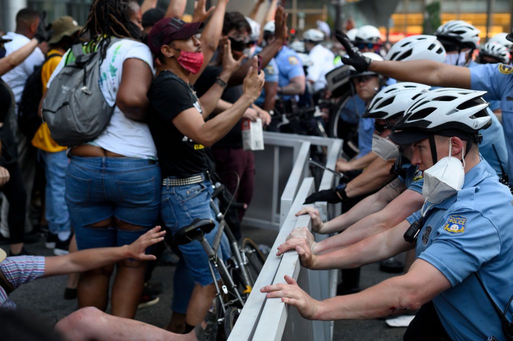 George Floyd Solidarity Protest In Philadelphia