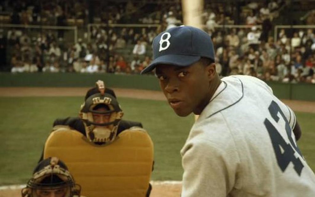 Chadwick Boseman in 42