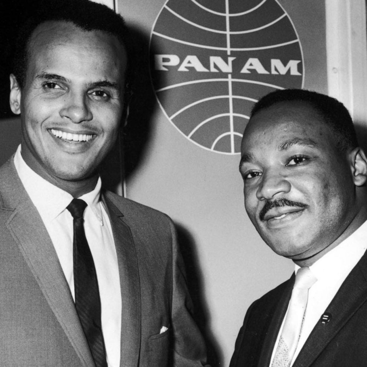 Harry Belafonte and Martin Luther King Jr. Ph Getty Images