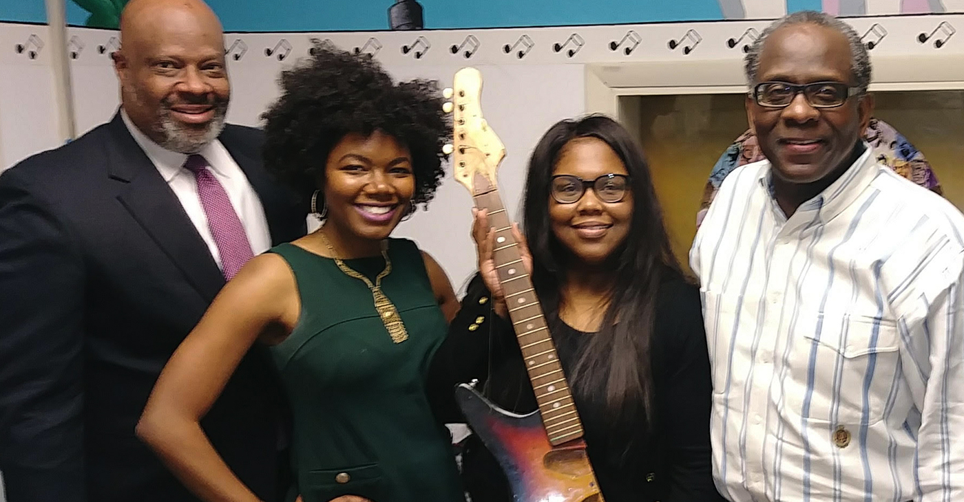 [The guitar] will be placed temporarily in the National Museum of African American Music (NMAAM) in Nashville, where visitors can view this smashed guitar – with its neck and fretboard still intact – for themselves.