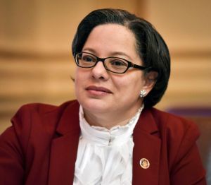 Virginia state Senator Jennifer McClellan(D-9th) at work in the statehouse, in Richmond, VA.