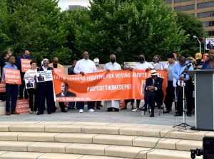 Faith Leaders Voting Rights Rally in Georgia