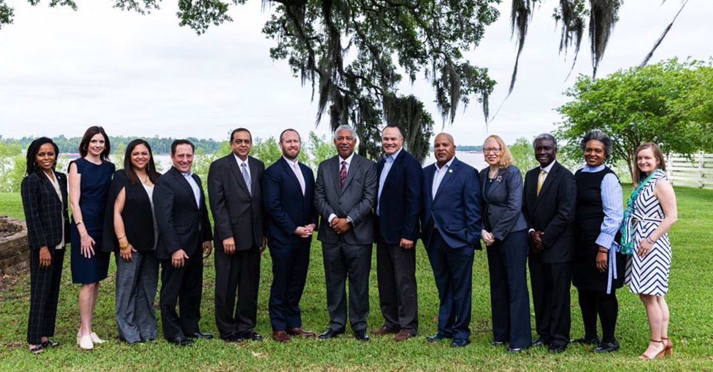 Mike Sommers, President & CEO of API meets with the Presidents of Southern University, Dr. Ray L. Belton, and LMOGA, President, Tyler Gray, and members of their leadership teams.