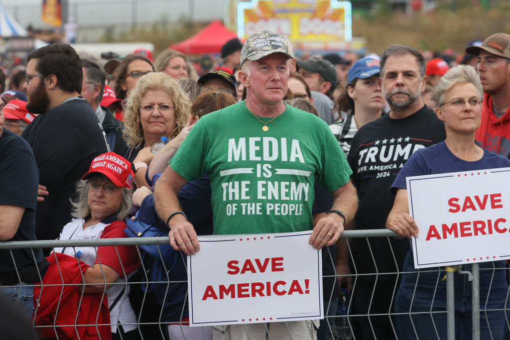 Donald Trump Holds Rally At Iowa State Fairgrounds