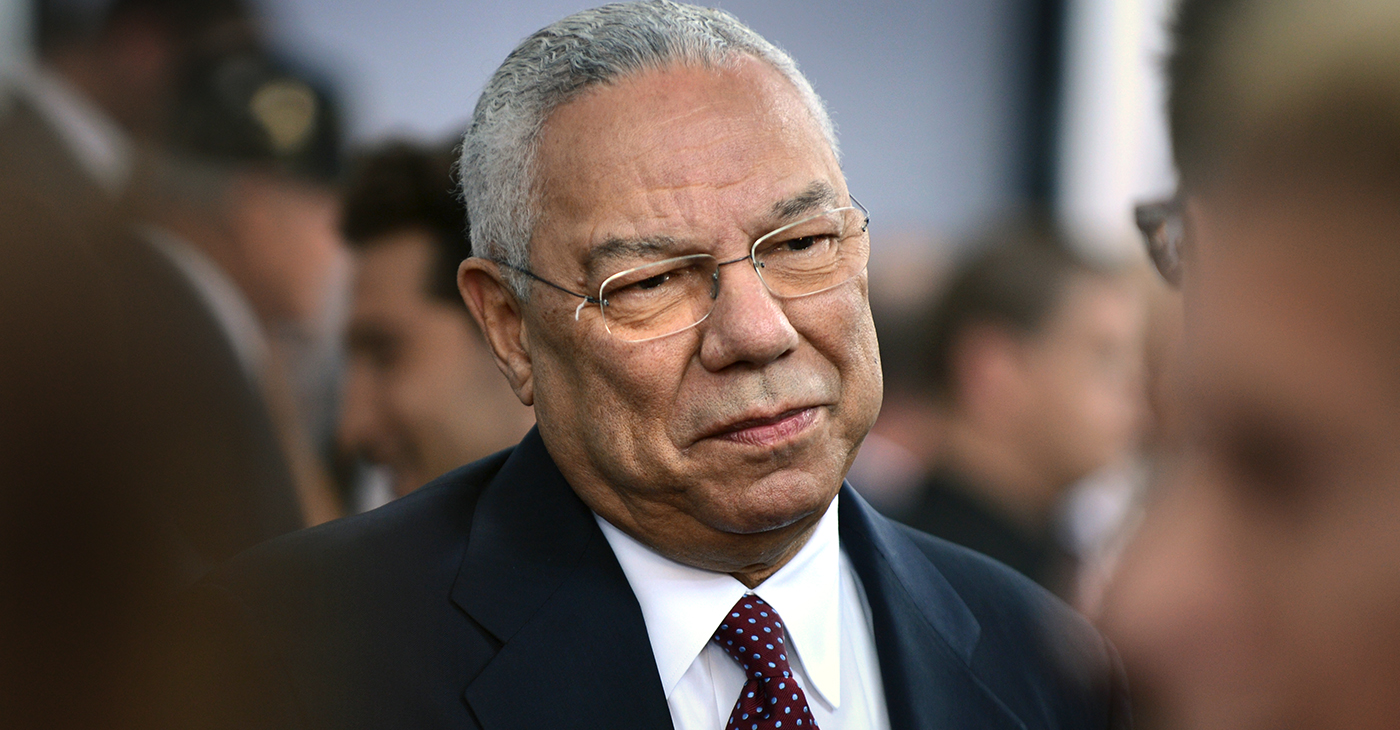 General Colin L. Powell, former U.S. Secretary of State and Chairman of the Joint Chiefs of Staff