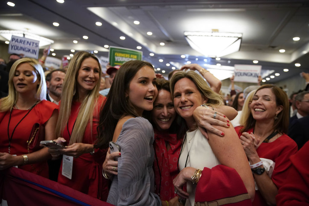 Virginia Republican Gubernatorial Candidate Glenn Youngkin Holds Election Night Rally