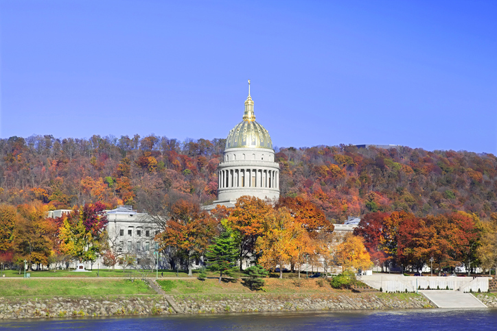 Capitol Building West Virginia in Autumn