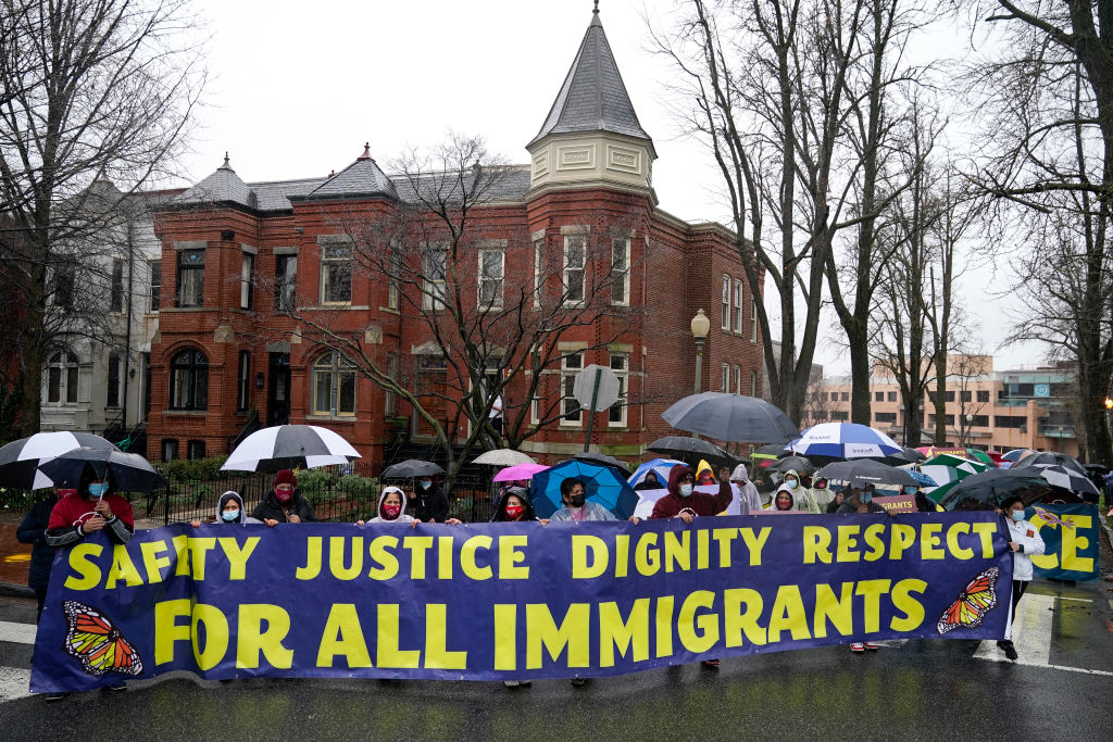 Rally Held In Washington, DC To Demand Justice For TPS Recipients