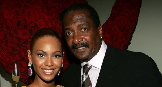 Beyonce with her father/former manager