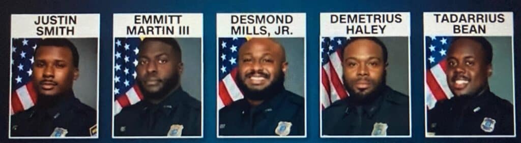 Memphis cops fired, charged and indicted.