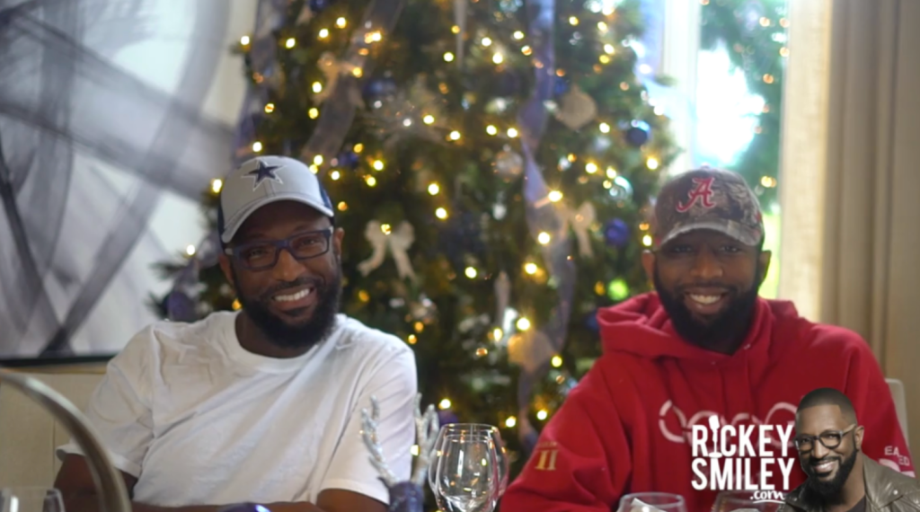 Rickey Smiley and his son Brandon Smiley