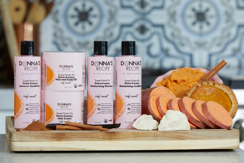 Black Owned haircare brand Donnas Recipe