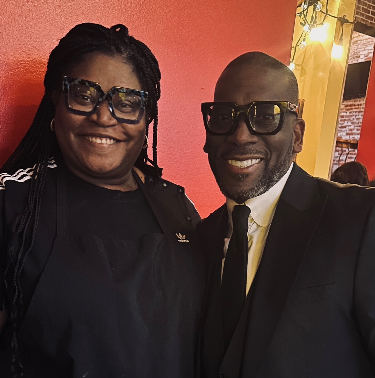 Chef Tam and Dr. Jamal Bryant