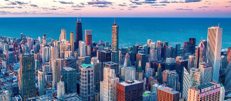 Chicago skyline - via Canva