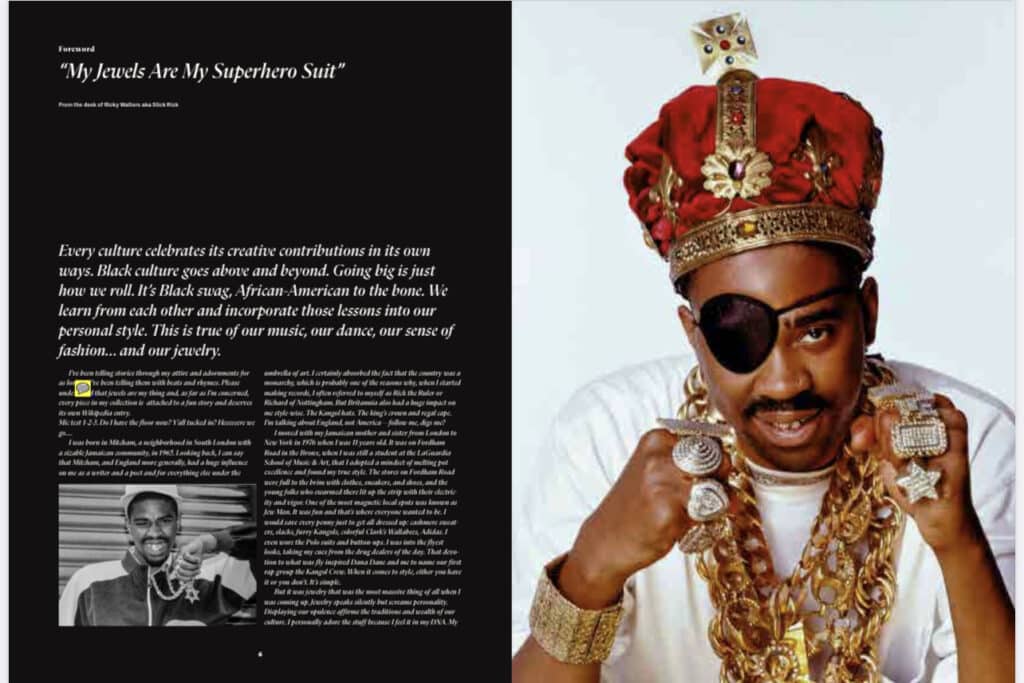 Slick Rick from the pages of Ice Cold (courtesy of the publishers)