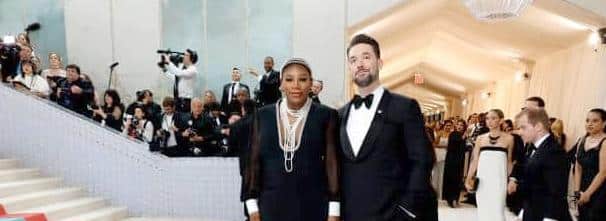 Serena Williams and Alexis Ohanian attend The 2023 Met Gala - Getty