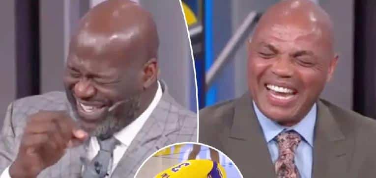 Shaq and Barkley laugh at Anthony Davis' possible concussion - screenshots