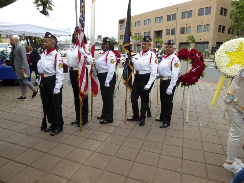 American Legion Auxiliary, Jackie Robinson Unit 252 Color Guard: Photo Credit, Ricky Richardson