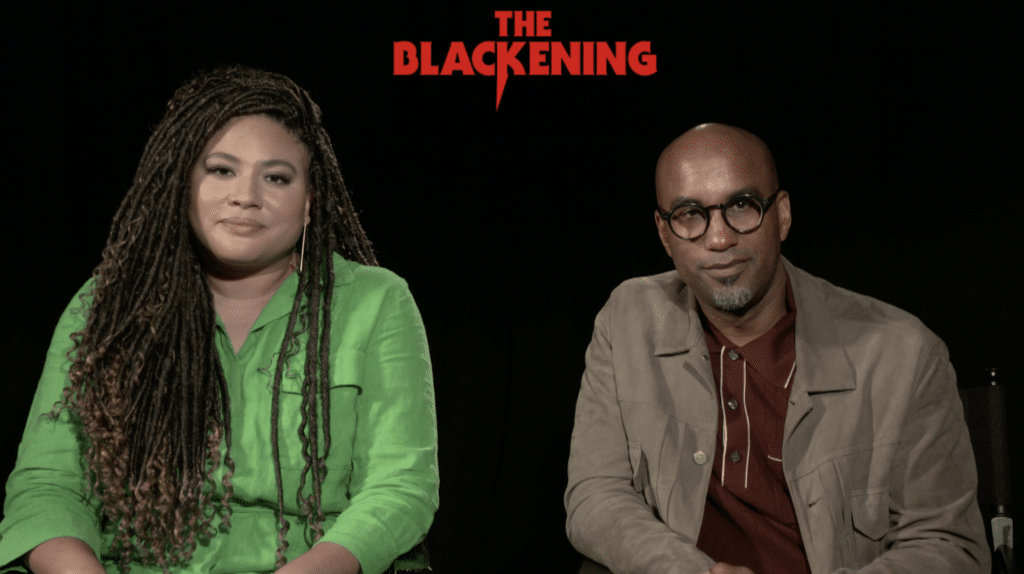 Screenwriter Tracy Oliver and Director Tim Story 