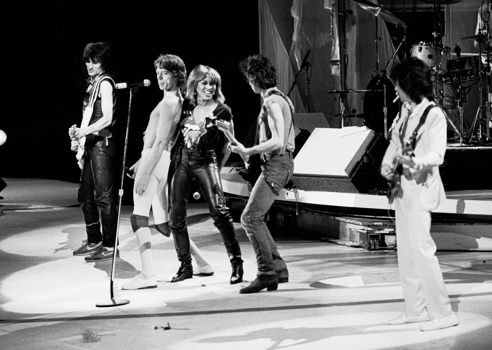 Rolling Stones perform onstage with guest Tina Turner - Gary Gershoff // Getty Images
