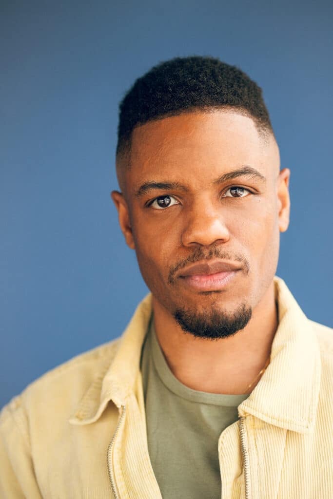 Jon Michael Hill stars as Dr. Martin Luther King, Jr. in The Mountaintop by Katori Hall June 7-July 9th 2023 Photo: Phil Provencio