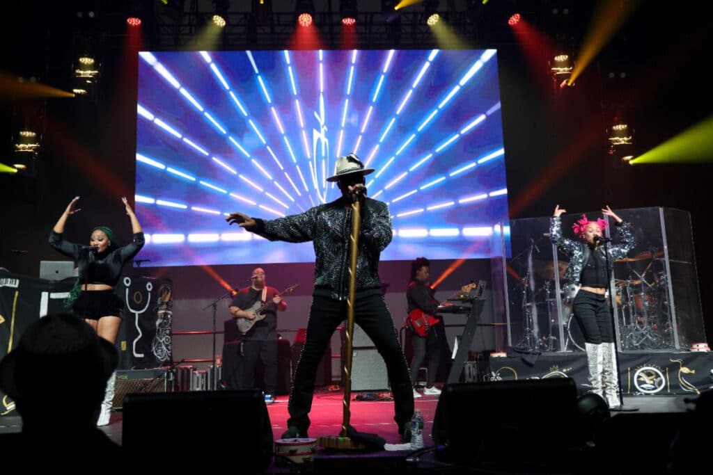 Stokley performs onstage at Celebration 2023(Photo Credit: Kevin Mazur for Getty)