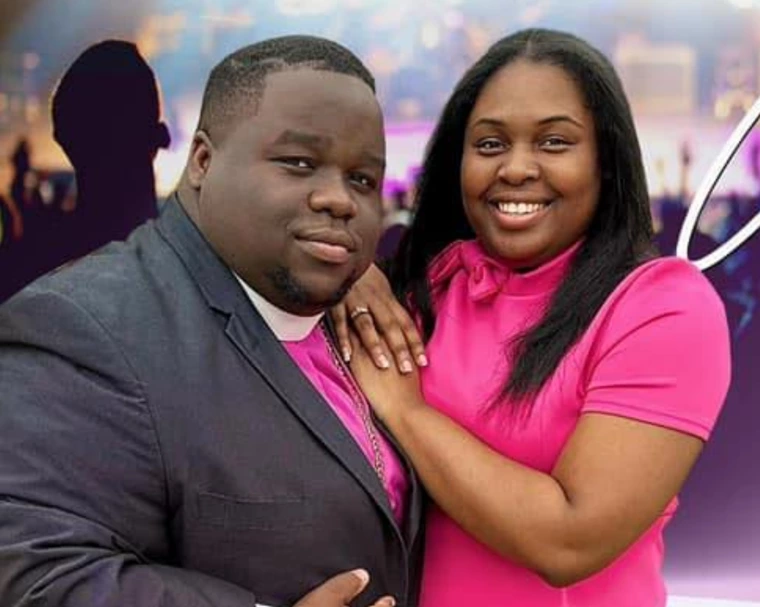 Danny Prenell Jr. (L), 25, is senior pastor of Bright Morning Star Missionary Baptist Church in Pineville, Louisiana, where he serves with his wife, Gabrielle Prenell (R), 27. | Screenshot/Facebook/Bright Morning Star Missionary Baptist Church