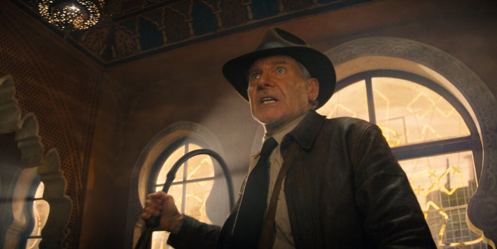 Harrison Ford as Indiana Jones in Lucasfilm's 'Indiana Jones and the Dial of Destiny'