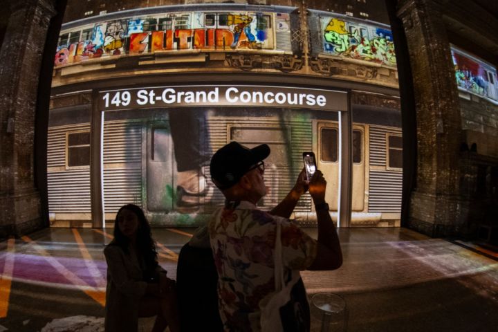 NYC's Iconic Subway In The Bronx - Home To Many Classic Rap Battles And B-Boy Showoffs - Is Recreated For 