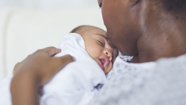 Black Newborn Baby & Mom - Getty