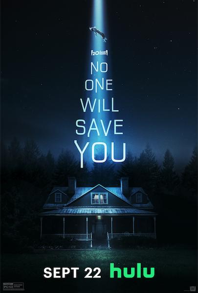 Poster for Sci-Fi Psychological Thriller “No One Will Save You” 
