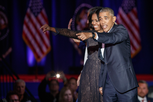 Former-President-Barack-Obama-and-wife-Michelle