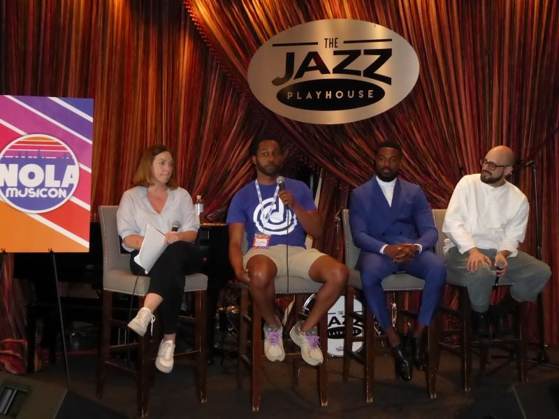 Lisa LaCour, Donovan Williams, Davorio Stevenson and Greg Bresnitz; Photo Credit, Ricky Richardson