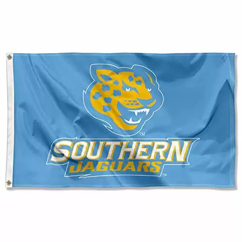Southern University Jaguars Light Blue Flag