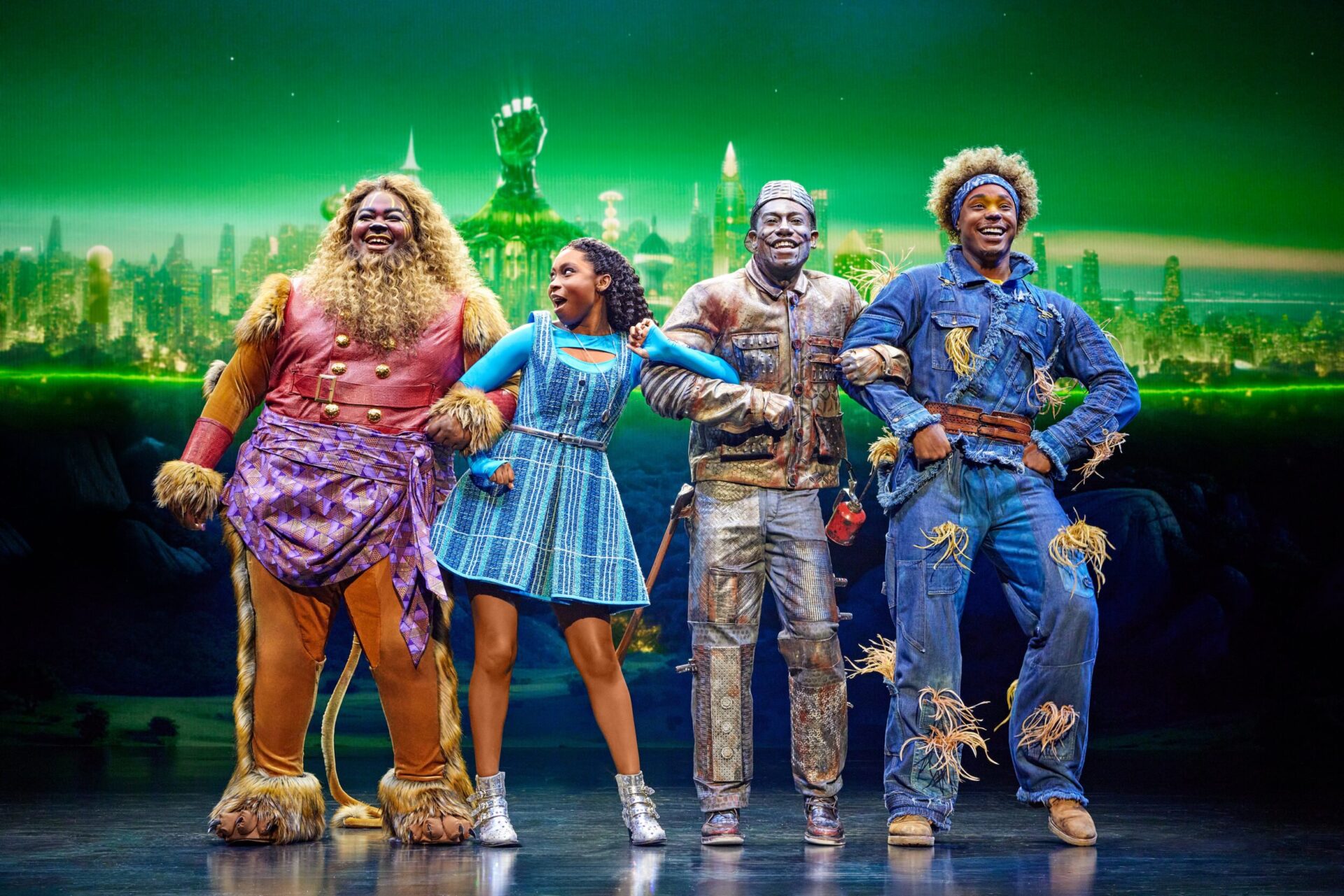 THE-WIZ.Kyle-Ramar-Freeman-as-Lion-Nichelle-Lewis-as-Dorothy-Phillip-Johnson-Richardson-as-Tinman-Avery-Wilson-as-Scarecrow.-Photo-by-Jeremy-Daniel-c-2023Hollywood Pantages welcomes 3 Week Limited Engagement of classic musical Feb. 13th - March 3rd 2024