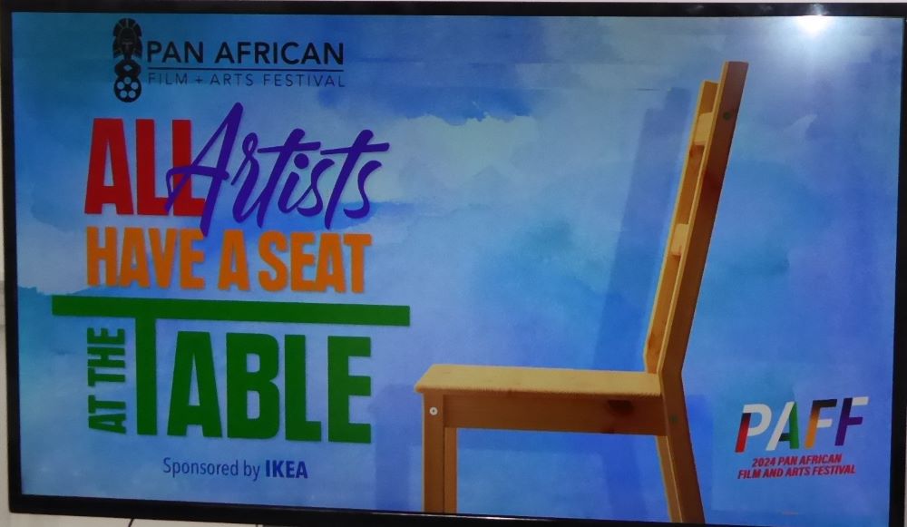 PAFF Partnered with IKEA to Present New Exhibit: All Artists Have a Seat at the Table - Signage: Photo Credit, Ricky Richardson